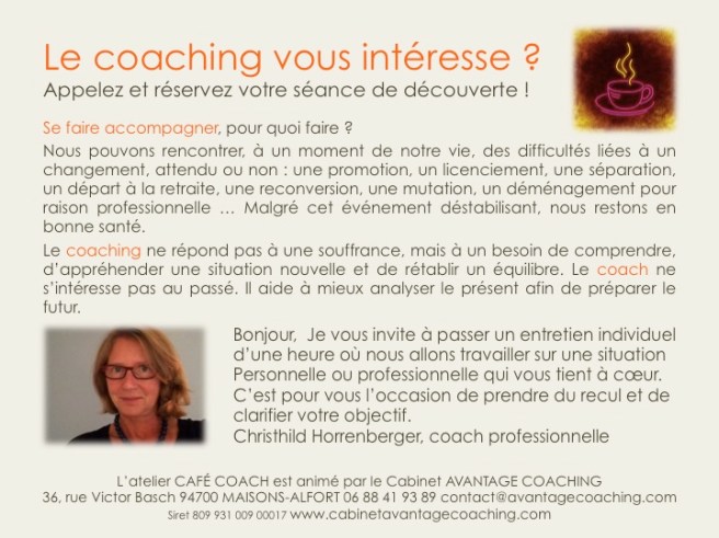 Le coaching vous intéresse.AC62016